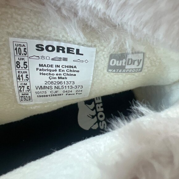 Sorel Tivoli V Waterproof Boots Faux Fur Insulated Winter Women Boots Size 10.5 - Picture 8 of 13